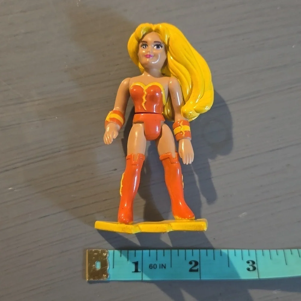 NICKELODEON Vintage Thunder Girl Burger King Toy Figurine